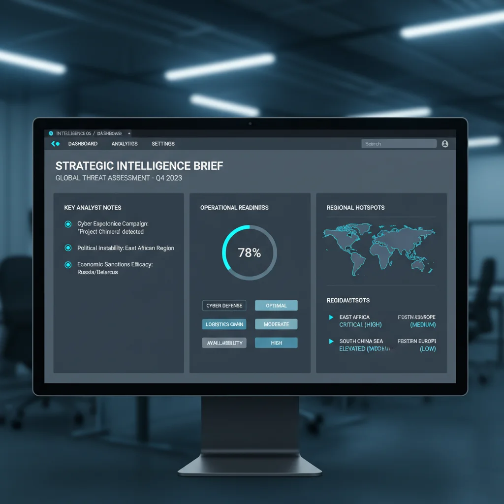 Vector Field dashboard showing strategic intelligence platform